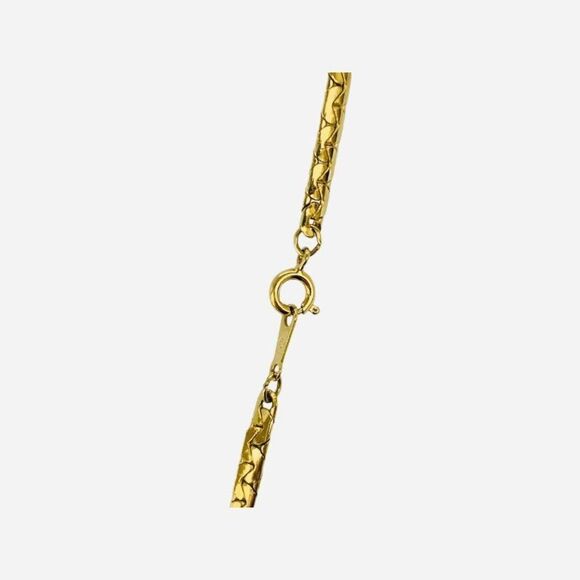 Vintage Graduating Swirl Elemental Gold Tone Chain Link Women’s Necklace 19” - Picture 7 of 9